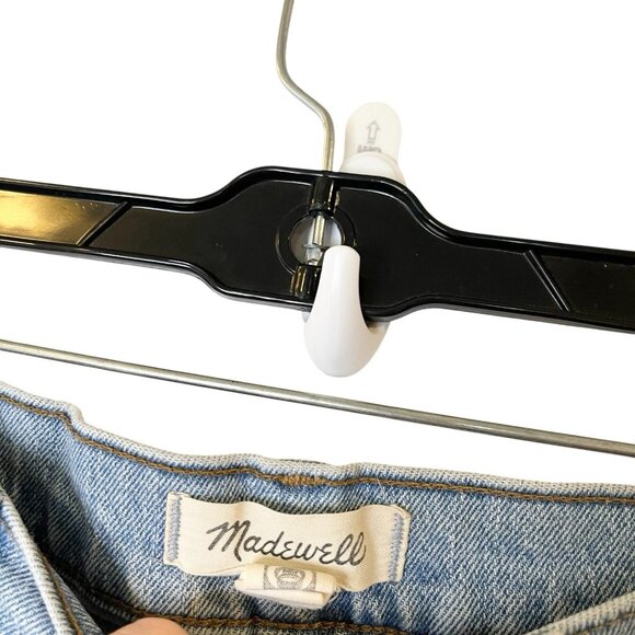 MADEWELL The Perfect Vintage Jean in Coney Wash: Destroyed Edition Distressed 28 - Picture 7 of 10